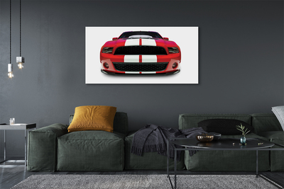 Pintura em tela Carro esportivo vermelho