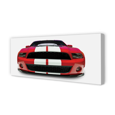 Pintura em tela Carro esportivo vermelho