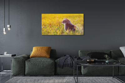 Quadro em tela Gato de caça