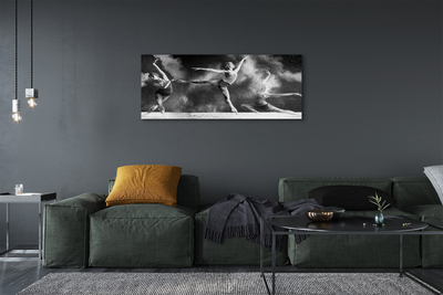 Pintura em tela As bailarinas fumam