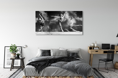 Pintura em tela As bailarinas fumam