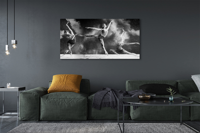 Pintura em tela As bailarinas fumam