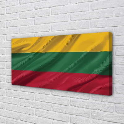 Quadro em tela Bandeira da Lituânia