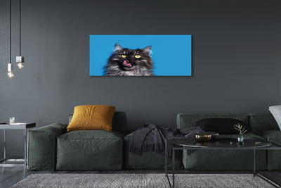 Pintura em tela Um gato lambendo