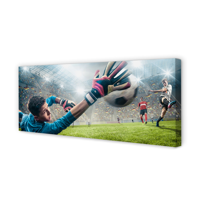 Quadro em tela Homem defendendo a bola