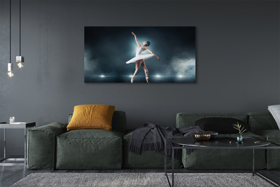 Quadro em tela Vestido de balé branco feminino