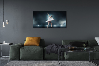 Quadro em tela Vestido de balé branco feminino