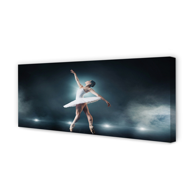 Quadro em tela Vestido de balé branco feminino