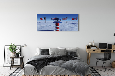 Quadro em tela bandeira brasileira