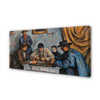 Quadro em tela Os Jogadores de Cartas - Paul Cézanne