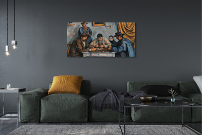 Quadro em tela Os Jogadores de Cartas - Paul Cézanne