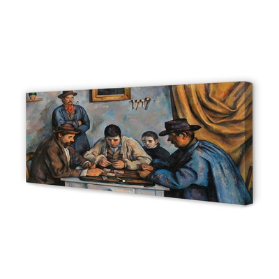 Quadro em tela Os Jogadores de Cartas - Paul Cézanne
