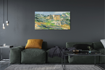 Pintura em tela Casas na Provença - Paul Cézanne