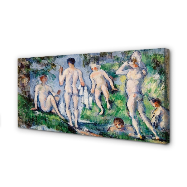 Quadro em tela Banhistas - Paul Cézanne