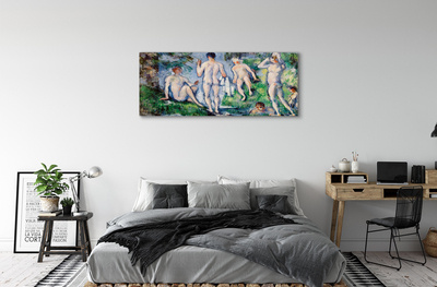 Quadro em tela Banhistas - Paul Cézanne