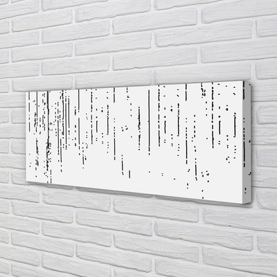 Quadro em tela Pontos e listras