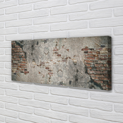 Pintura em tela Muro de tijolos de pedra