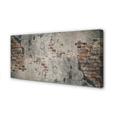 Pintura em tela Muro de tijolos de pedra
