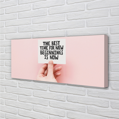 Pintura em tela Letras feitas à mão