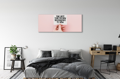 Pintura em tela Letras feitas à mão