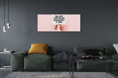 Pintura em tela Letras feitas à mão