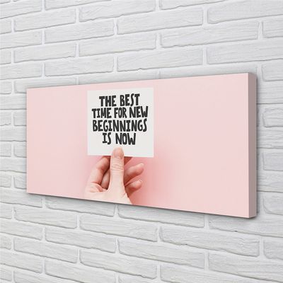 Pintura em tela Letras feitas à mão