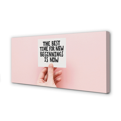 Pintura em tela Letras feitas à mão