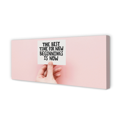 Pintura em tela Letras feitas à mão