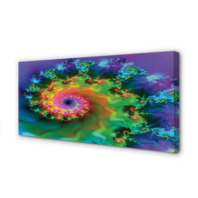 Quadro em tela Padrões fractais geométricos