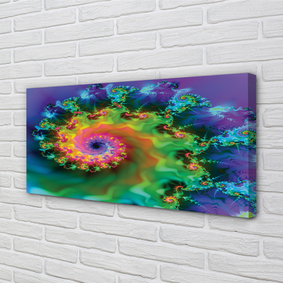 Quadro em tela Padrões fractais geométricos