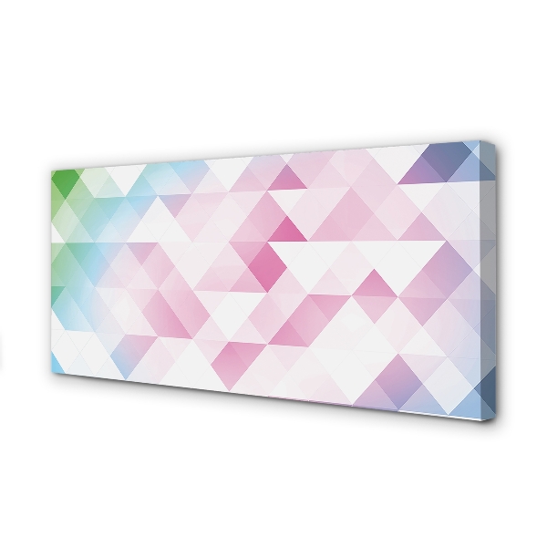Quadro em tela Padrão de diamante colorido