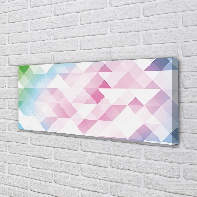 Quadro em tela Padrão de diamante colorido