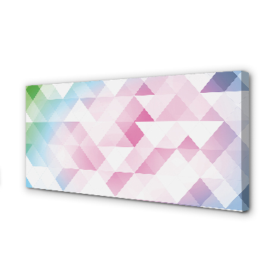 Quadro em tela Padrão de diamante colorido