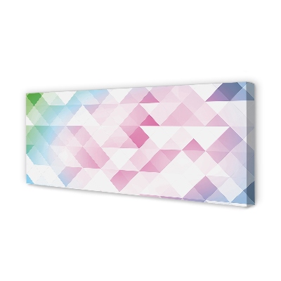 Quadro em tela Padrão de diamante colorido