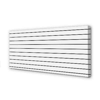 Quadro em tela Linhas pretas