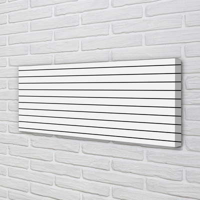 Quadro em tela Linhas pretas