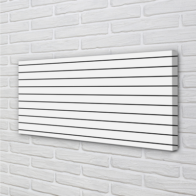 Quadro em tela Linhas pretas