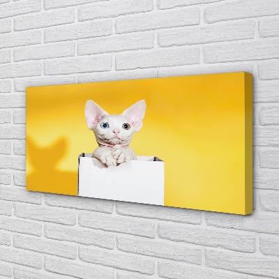 Quadro em tela Gato sentado