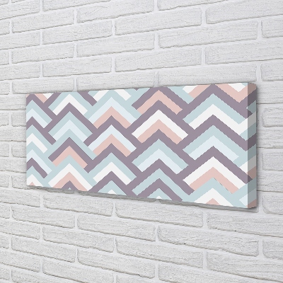 Pintura em tela Listras em espinha de peixe