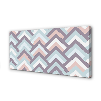 Pintura em tela Listras em espinha de peixe