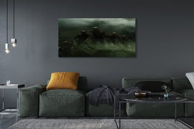 Pintura em tela Nuvens zumbis