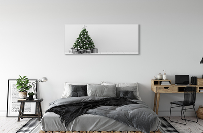 Quadro em tela presentes de árvore de natal