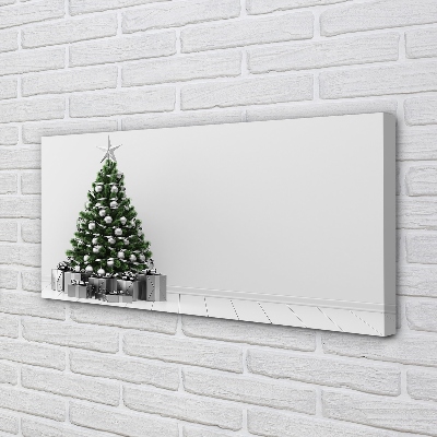 Quadro em tela presentes de árvore de natal