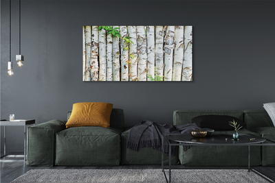 Pintura em tela Folhas de bétula