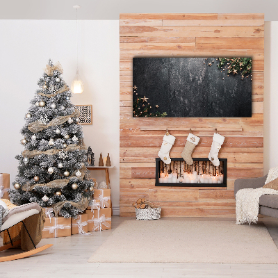 Quadro em tela Decorações para árvores de Natal Estrelas de Natal