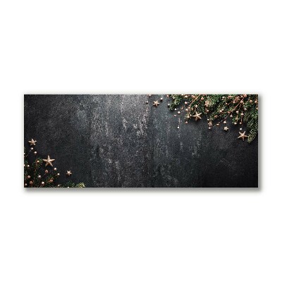 Quadro em tela Decorações para árvores de Natal Estrelas de Natal