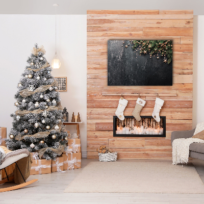Quadro em tela Decorações para árvores de Natal Estrelas de Natal