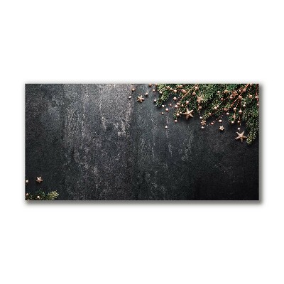 Quadro em tela Decorações para árvores de Natal Estrelas de Natal