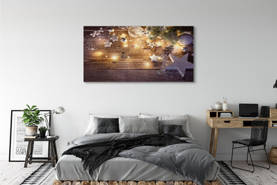 Pintura em tela Bolas, cones, placas, lâmpadas