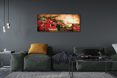 Pintura em tela Presentes enfeites luzes